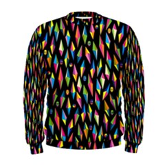 Skulls Bone Face Mask Triangle Rainbow Color Men s Sweatshirt by Mariart