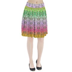 Summer Bloom In Festive Mood Pleated Skirt by pepitasart