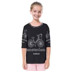 Amsterdam Kids  Quarter Sleeve Raglan Tee