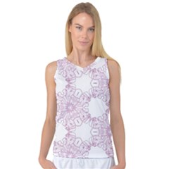 Ganja Ganesh Pattern (pink) Women s Basketball Tank Top by getstonedinstyle