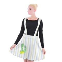 Og Ganja Girl Suspender Skater Skirt by getstonedinstyle