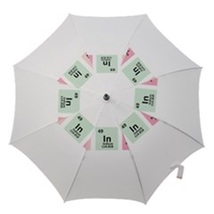 Think - Chemistry Hook Handle Umbrellas (medium) by Valentinaart