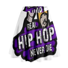 Real Hip Hop Never Die High Waist Skirt by Valentinaart