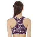 Skull pattern Sports Bra with Border View2