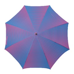 Turquoise Pink Stripe Light Blue Golf Umbrellas by Mariart