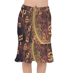 Romance Zodiac Star Space Mermaid Skirt