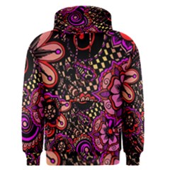 Sunset Floral Men s Pullover Hoodie by Nexatart