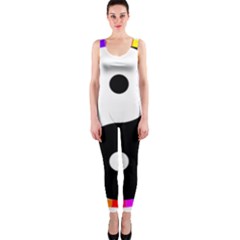 Rainbow Around Yinyang Onepiece Catsuit