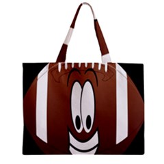 Happy Football Clipart Excellent Illustration Face Zipper Mini Tote Bag by Mariart