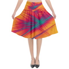 Big Bang Flared Midi Skirt