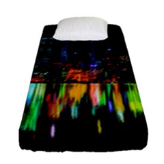 City Panorama Fitted Sheet (single Size) by Valentinaart