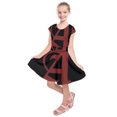 The Scarlet Letter Kids  Short Sleeve Dress by Valentinaart