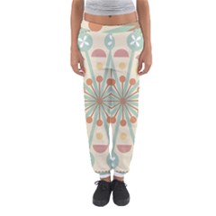 Blue Circle Ornaments Women s Jogger Sweatpants by Nexatart