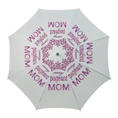 Crazy Pageant Mom Golf Umbrellas by Valentinaart