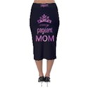 Crazy pageant mom Velvet Midi Pencil Skirt View2