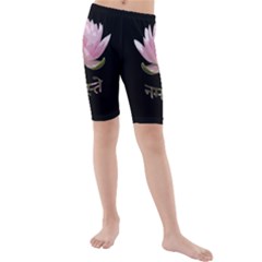 Namaste - Lotus Kids  Mid Length Swim Shorts by Valentinaart