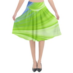 Colors Flared Midi Skirt