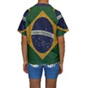 Vintage flag - Brasil Kids  Short Sleeve Swimwear View2