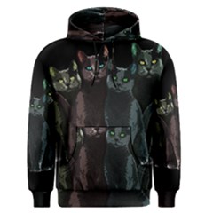 Cats Men s Pullover Hoodie by Valentinaart