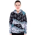 Decoboom Custom Pickguard Engraved Eames Dots Women s Zipper Hoodie View1