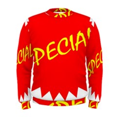 Special Sale Spot Red Yellow Polka Men s Sweatshirt by Mariart