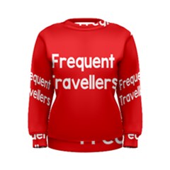 Frequent Travellers Red Women s Sweatshirt by Mariart