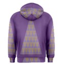 Pyramid Triangle  Purple Men s Zipper Hoodie View2