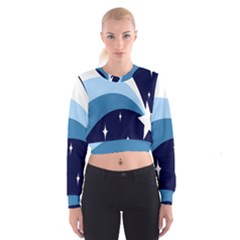 Star Gender Flags Cropped Sweatshirt