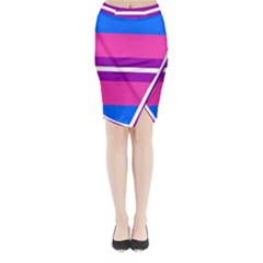 Transgender Flags Midi Wrap Pencil Skirt by Mariart