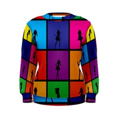 Girls Fashion Fashion Girl Young Women s Sweatshirt by Nexatart