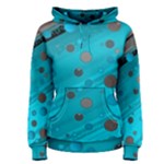 Decorative dots pattern Women s Pullover Hoodie