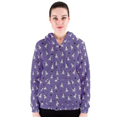 French Bulldog Women s Zipper Hoodie by Valentinaart