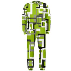 Pattern Abstract Form Four Corner Onepiece Jumpsuit (men)  by Nexatart