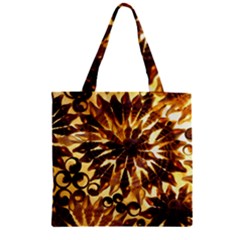 Mussels Lamp Star Pattern Zipper Grocery Tote Bag by Nexatart