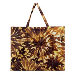 Mussels Lamp Star Pattern Zipper Large Tote Bag by Nexatart