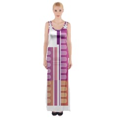 Building Maxi Thigh Split Dress by Mariart