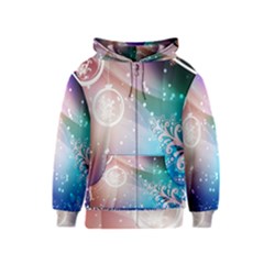 Christmas Kids  Zipper Hoodie by Mariart