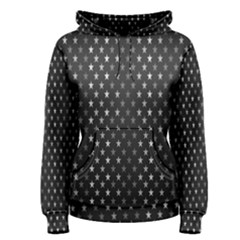 Rabstol Net Black White Space Light Women s Pullover Hoodie by Mariart