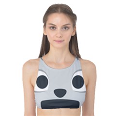 Cat Smile Tank Bikini Top by BestEmojis