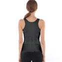 Heart Rate Line Green Black Wave Chevron Waves Tank Top View2