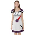 Maker Measurer Hours Time Speedometer Short Sleeve Skater Dress View1