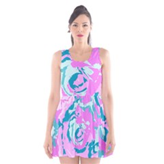 Abstract Art Scoop Neck Skater Dress by ValentinaDesign