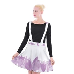 Tulips Suspender Skater Skirt