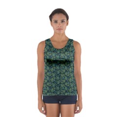 Roses Pattern Women s Sport Tank Top  by Valentinaart