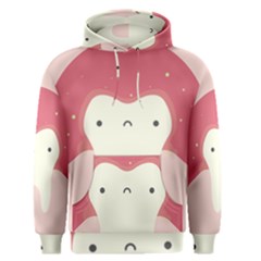 Sad Tooth Pink Men s Pullover Hoodie by Mariart