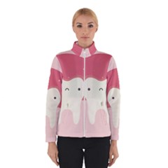 Sad Tooth Pink Winterwear by Mariart