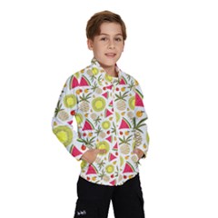 Summer Fruits Pattern Wind Breaker (kids) by TastefulDesigns