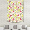 Summer Fruits Pattern Medium Tapestry View2