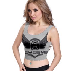 Andy Da Man 3d Grey Crop Top by Acid909