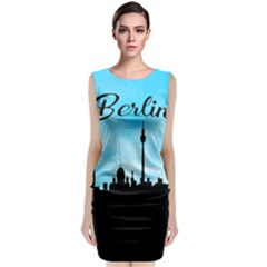 Berlin Sleeveless Velvet Midi Dress by Valentinaart